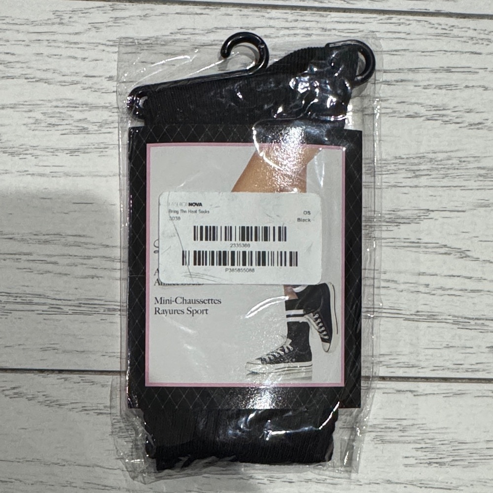 Leg Avenue Black Ankle Socks